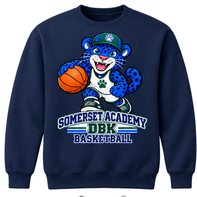 Somerset Academy DBK Basketball Sweatshirt Navy
