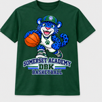 Somerset Academy DBK Basketball Tee Dark Green