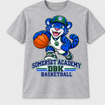Somerset Academy DBK Basketball Tee Gray
