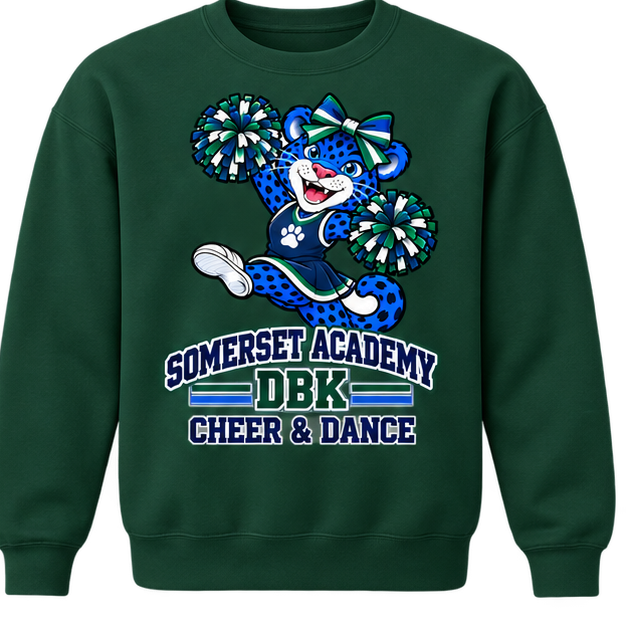 Somerset Academy DBK Cheer & Dance Sweatshirt Dark Green