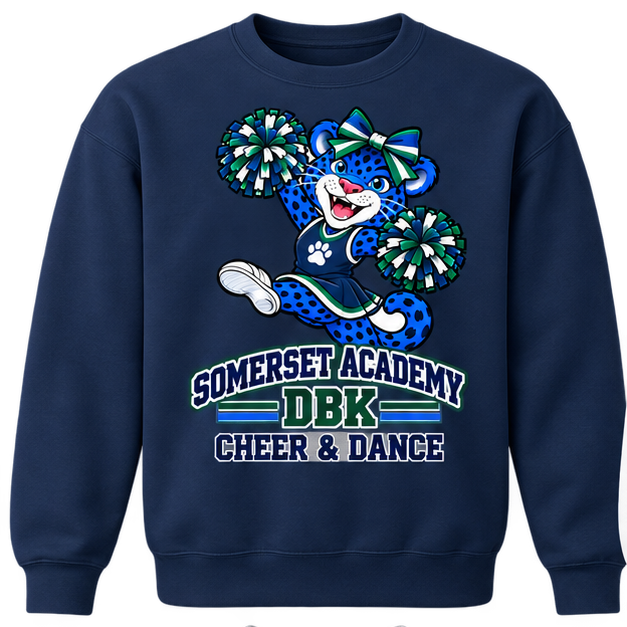 Somerset Academy DBK Cheer & Dance Sweatshirt Navy