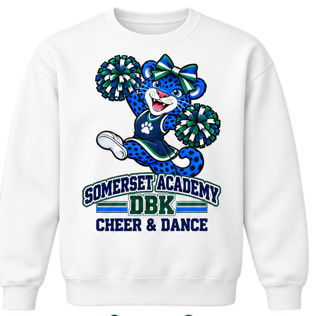 Somerset Academy DBK Cheer & Dance Sweatshirt White