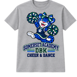 Somerset Academy DBK Cheer & Dance Tee Gray