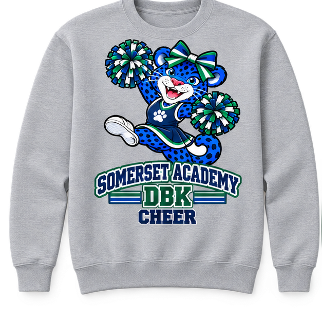 Somerset Academy DBK Cheer Sweatshirt Gray