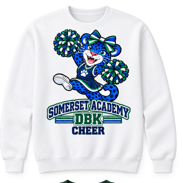 Somerset Academy DBK Cheer Sweatshirt White