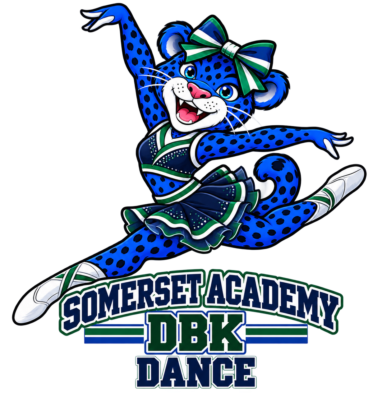 Somerset Academy DBK Dance standalone mascot artwork