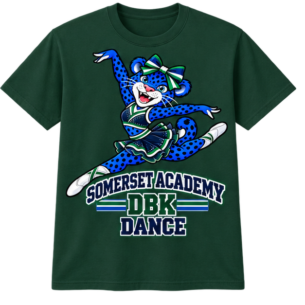 Somerset Academy DBK Dance Tee Dark Green