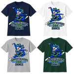 Somerset Academy DBK Dance T-Shirt in Navy, White, Gray and Dark Green