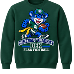 Somerset Academy DBK Flag Football Sweatshirt Dark Green