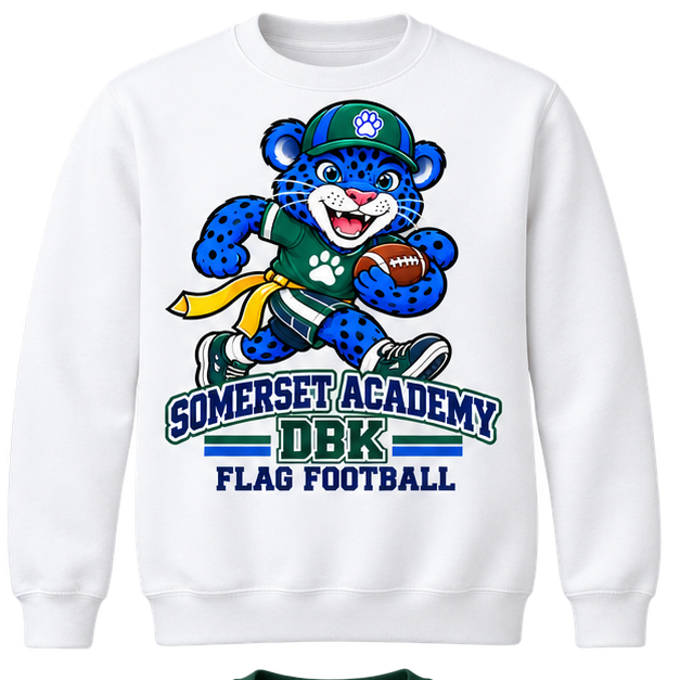 Somerset Academy DBK Flag Football Sweatshirt White