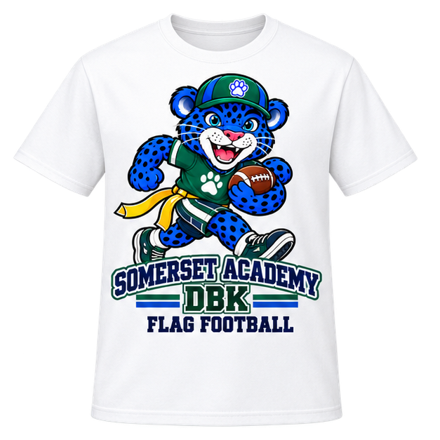 Somerset Academy DBK Flag Football Tee White