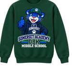 Somerset Academy DBK Middle School Sweatshirt Dark Green