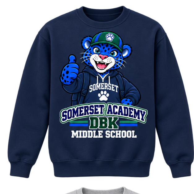 Somerset Academy DBK Middle School Sweatshirt Navy