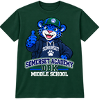 Somerset Academy DBK Middle School Tee Dark Green