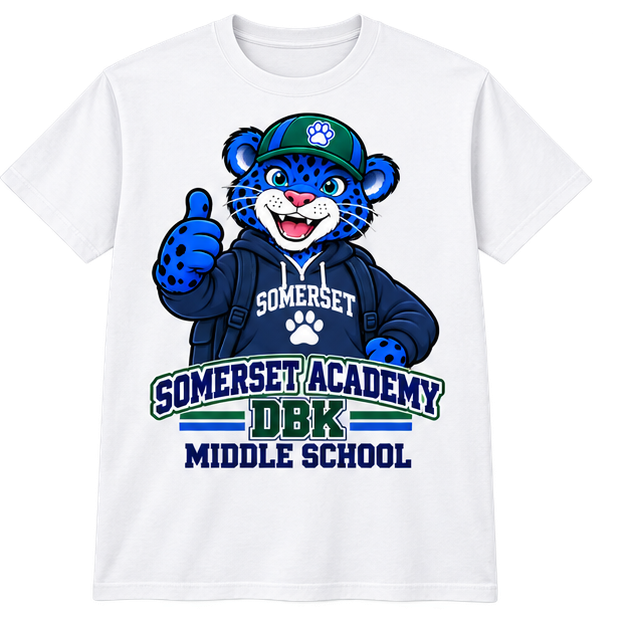 Somerset Academy DBK Middle School Tee White