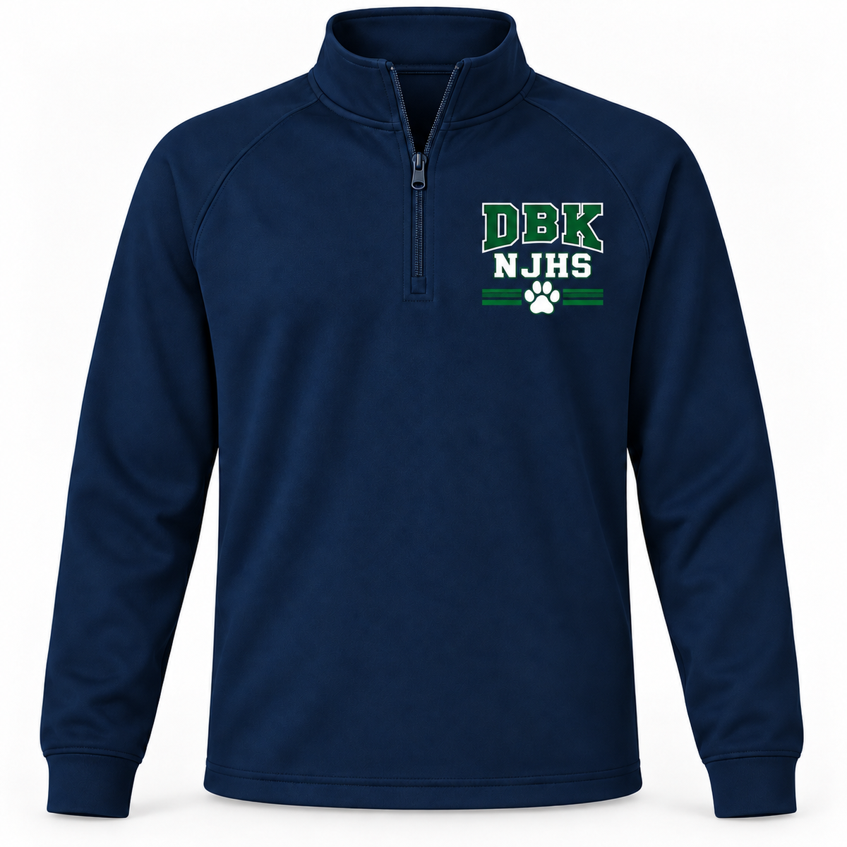 DBK NJHS Varsity Youth Quarter-Zip in True Navy