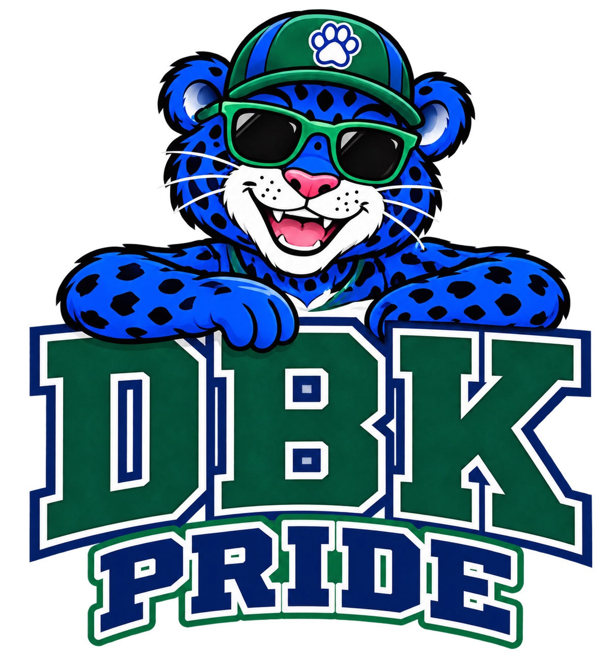 Original DBK Pride Mascot design supplied by merchant