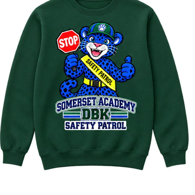 Somerset Academy DBK Safety Patrol Sweatshirt Dark Green