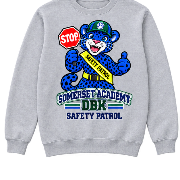 Somerset Academy DBK Safety Patrol Sweatshirt Gray