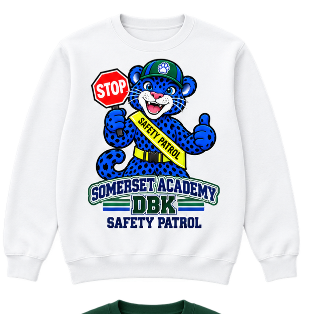 Somerset Academy DBK Safety Patrol Sweatshirt White