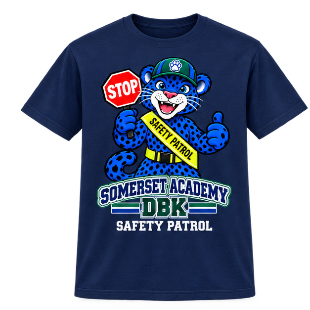 Somerset Academy DBK Safety Patrol Tee Navy