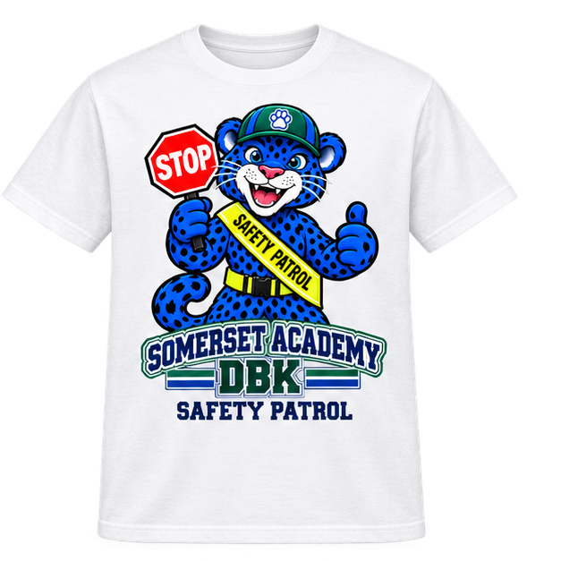 Somerset Academy DBK Safety Patrol Tee White