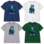 DBK Scholar Jaguar T-shirts in Navy, White, Gray and Dark Green