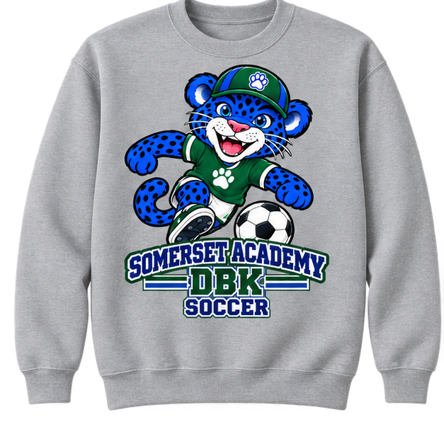 Somerset Academy DBK Soccer Sweatshirt Gray
