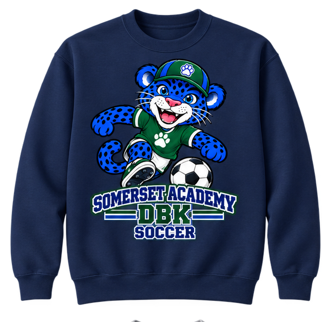 Somerset Academy DBK Soccer Sweatshirt Navy