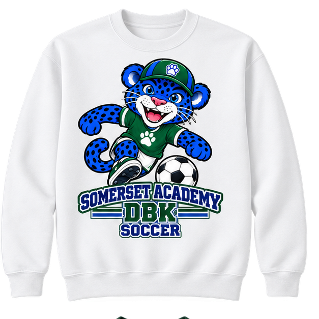 Somerset Academy DBK Soccer Sweatshirt White