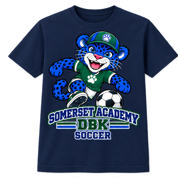 Somerset Academy DBK Soccer Navy T-shirt