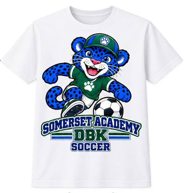 Somerset Academy DBK Soccer White T-shirt