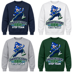 Somerset DBK Step Team Sweatshirt in Navy, White, Gray and Dark Green