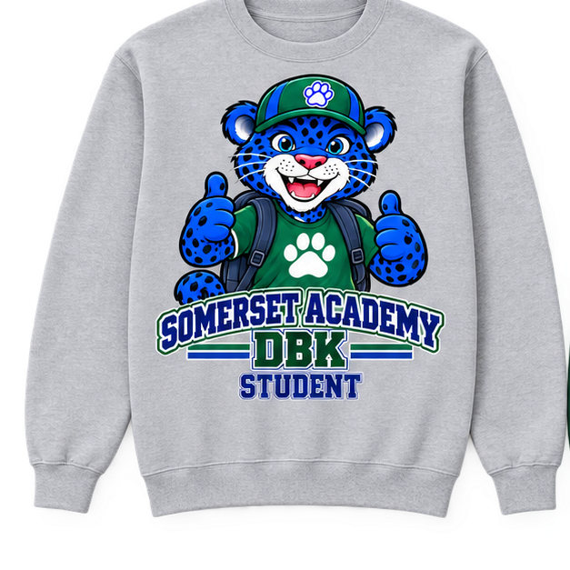 Somerset Academy DBK Student Sweatshirt Gray