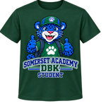 Somerset Academy DBK Student Tee Dark Green