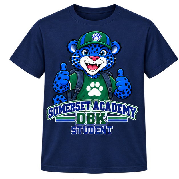 Somerset Academy DBK Student Tee Navy