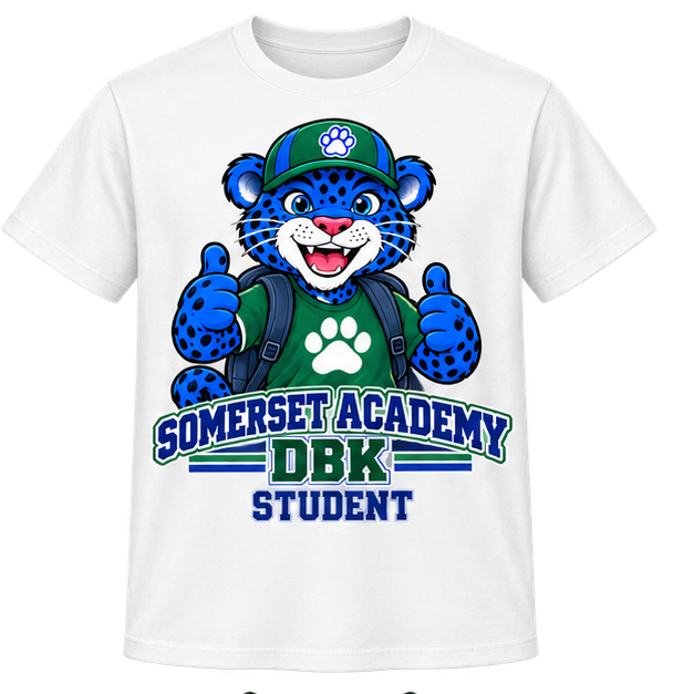 Somerset Academy DBK Student Tee White