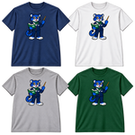 DBK Teacher Jaguar T-shirts in Navy, White, Gray and Dark Green