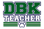 Original DBK Teacher Varsity design supplied by merchant