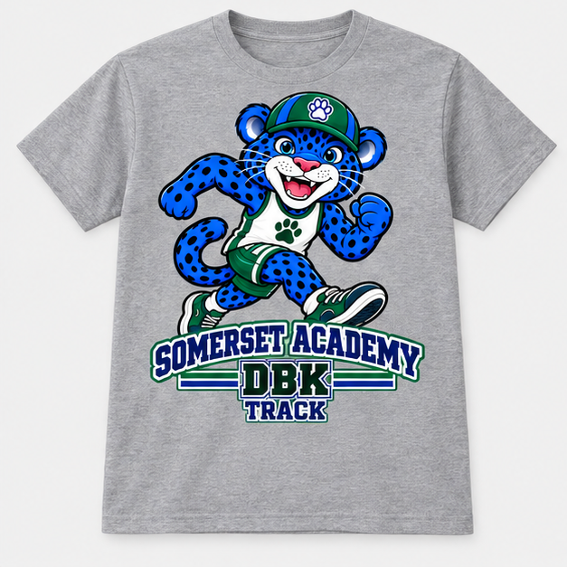 Somerset Academy DBK Track Tee Gray