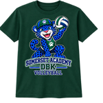 Somerset Academy DBK Volleyball Tee Dark Green