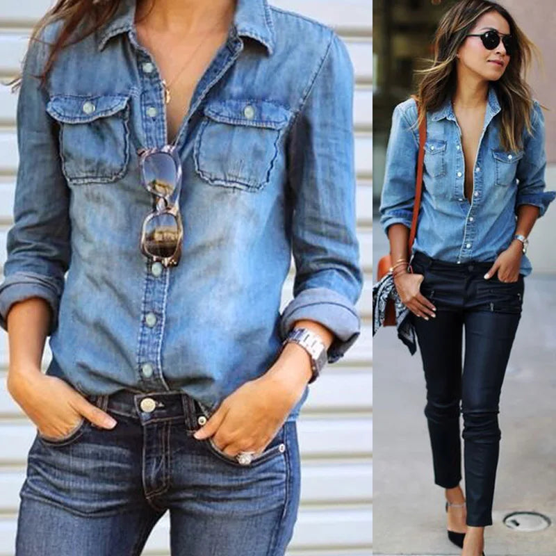 Denim shirt