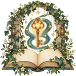 Luminous Key Beneath the Ivy Arch original print artwork