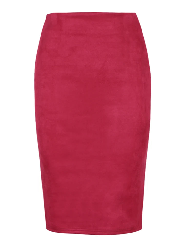 Pencil Midi Skirt