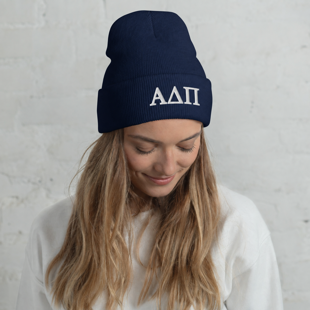 Alpha Delta Pi Cuffed Beanie