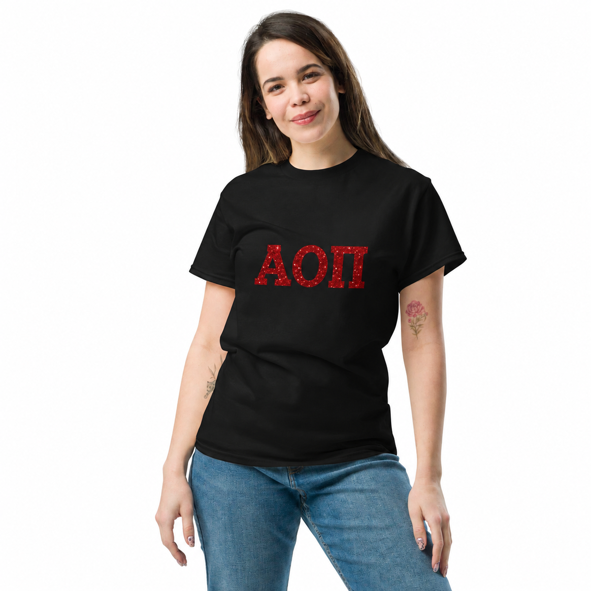 Alpha Omicron Pi ΑΟΠ Classic Tee