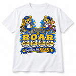 Jaguars ROAR Spirit artwork centered on a white t-shirt
