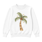 Storybook — Alphabet Palm — Classic Youth Sweatshirt / White