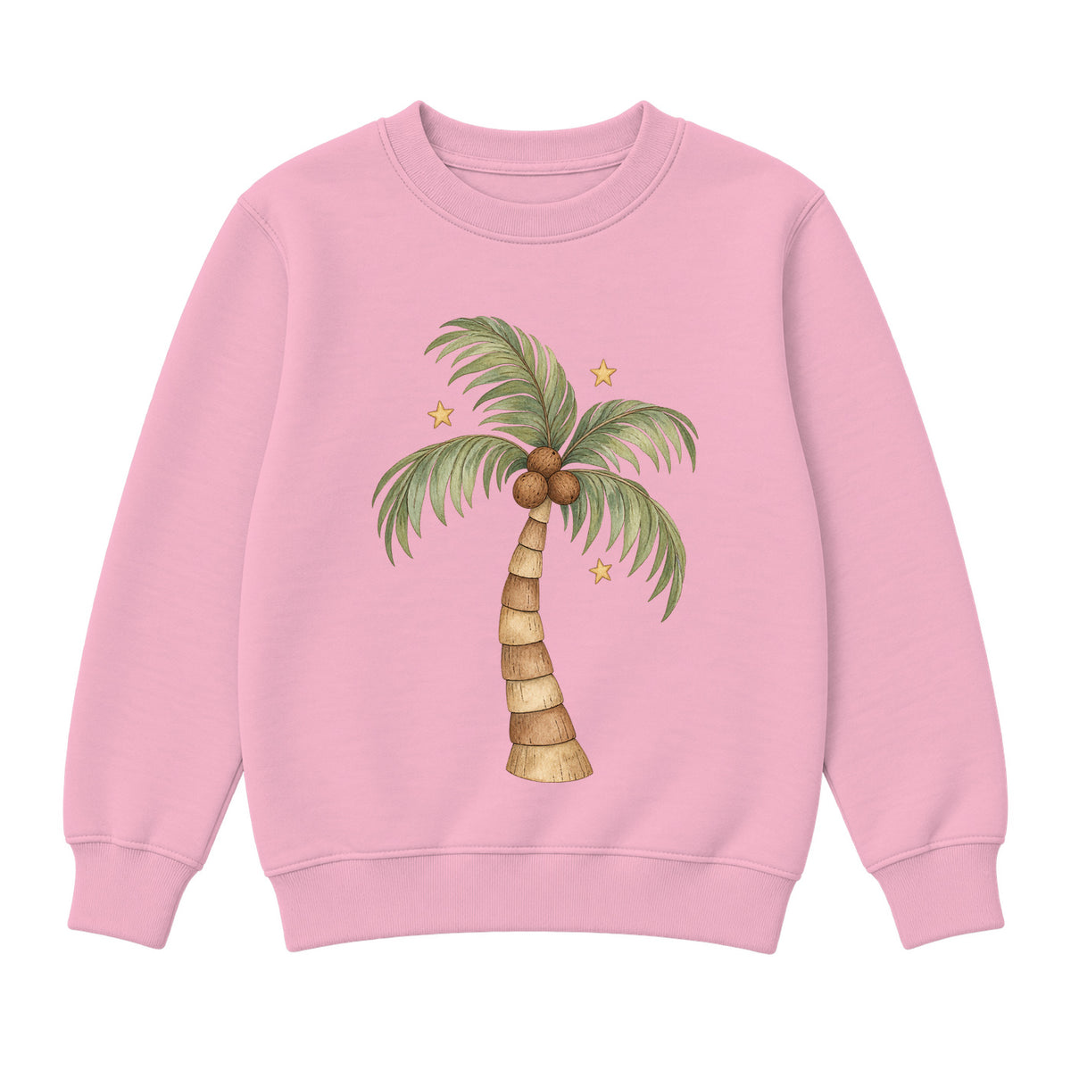 Storybook — Alphabet Palm — Premium Youth Sweatshirt / Pink