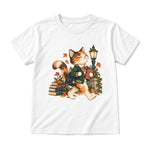 Storybook — Campus Book Cat — Youth T-Shirt / White